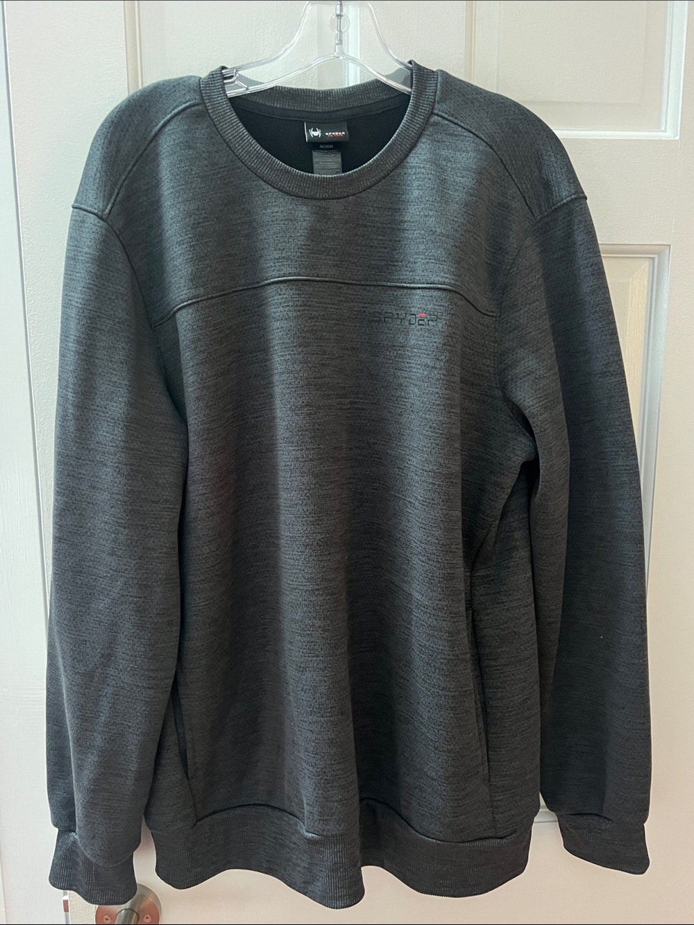 Spyder Men's Dark Charcoal Crew Sweatshirt